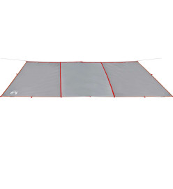 Bâche de camping gris et orange 420x440 cm imperméable