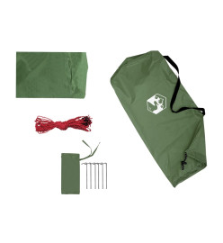 Bâche de camping vert 420x440 cm imperméable