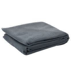 Tapis de sol de camping anthracite 4x3 m