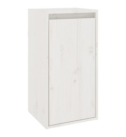 Meubles TV 2 pcs Blanc Bois massif de pin