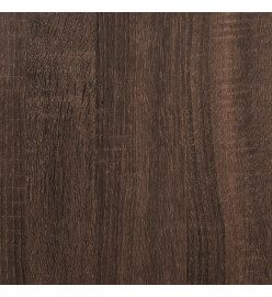 Tables de chevet 2pcs chêne marron 35x34x65cm bois d'ingénierie
