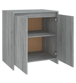 Buffet Sonoma gris 70x41x75 cm Bois d'ingénierie