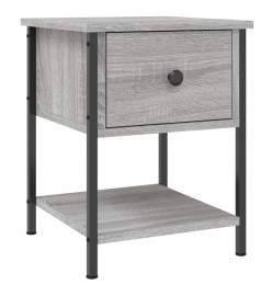 Tables de chevet 2 pcs sonoma gris 34x35,5x45cm bois ingénierie