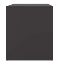 Meuble TV noir 67x39x44 cm acier