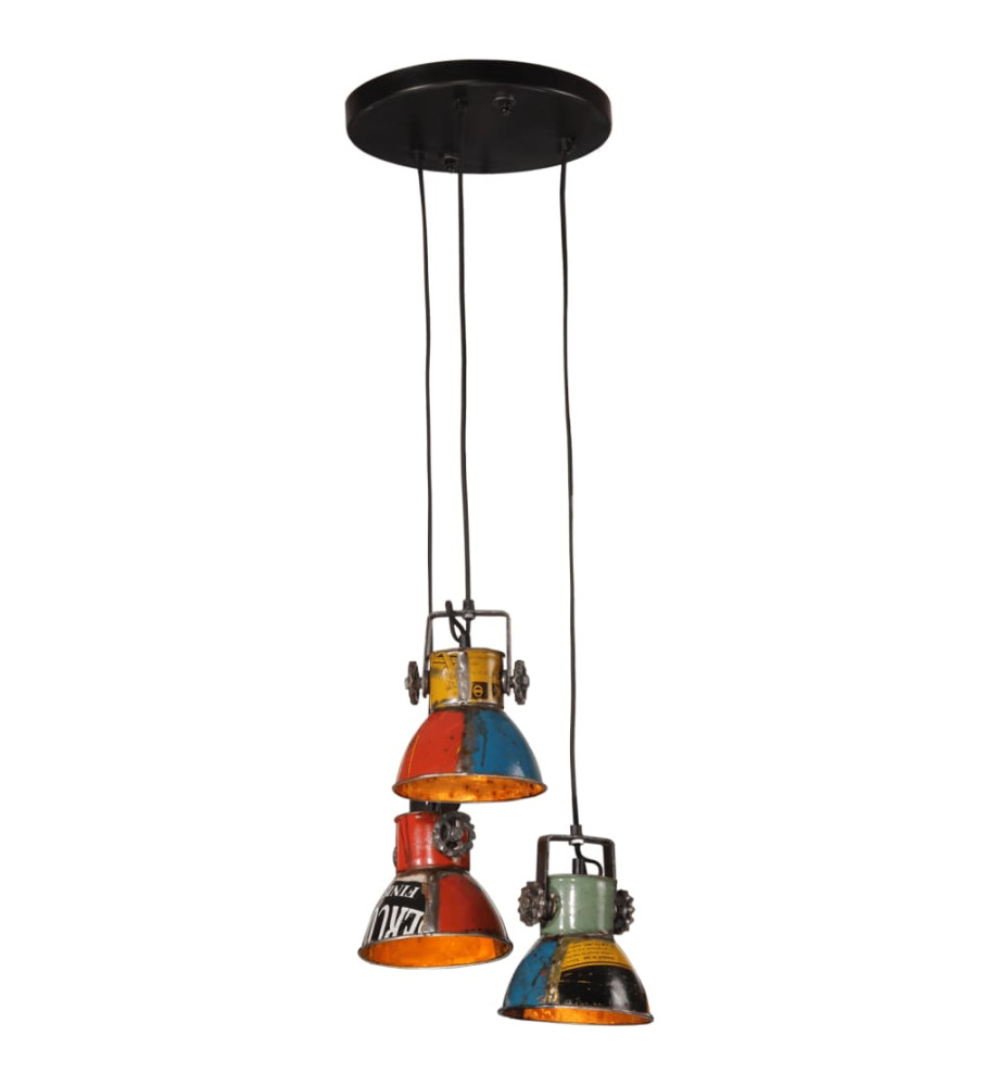 Lampe suspendue 25 W multicolore 30x30x100 cm E27