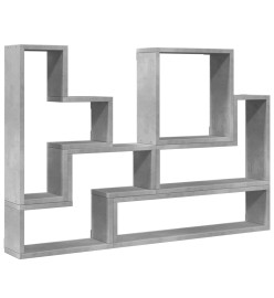 Étagère murale sonoma gris 96x12x64 cm bois d'ingénierie