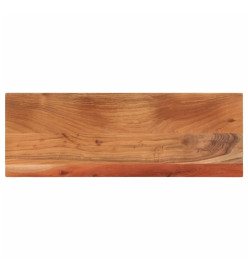 Dessus de table 80x30x2,5 cm rectangulaire bois massif d'acacia