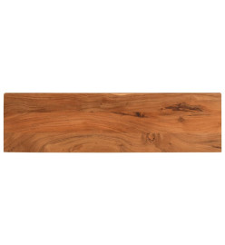 Dessus de table 100x30x2,5cm rectangulaire bois massif d'acacia