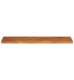 Dessus de table 100x30x2,5cm rectangulaire bois massif d'acacia