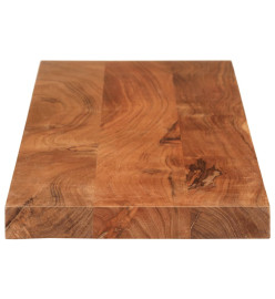 Dessus de table 100x30x2,5cm rectangulaire bois massif d'acacia