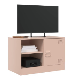 Meubles TV 2 pcs rose 67x39x44 cm acier