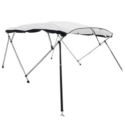 Toit bimini à 4 arceaux parois en maille 243x(230-244)x137 cm