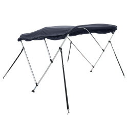 Toit bimini à 4 arceaux parois latérales 243x(200-213)x137 cm