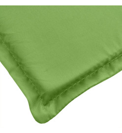 Coussin de chaise longue vert mélangé (75+105)x50x3 cm tissu