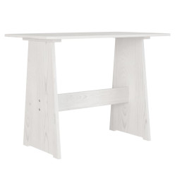 Meubles à dîner 3 pcs Blanc Bois de pin massif