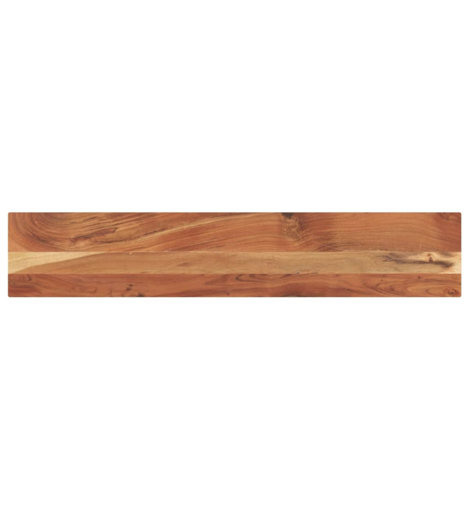 Dessus de table 160x40x2,5cm rectangulaire bois massif d'acacia