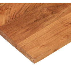 Dessus de table 80x80x2,5 cm carré bois massif d'acacia