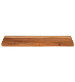 Dessus de table 50x20x3,8 cm rectangulaire bois massif d'acacia