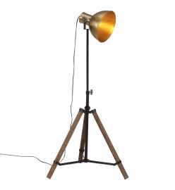 Lampadaire 25 W laiton antique 75x75x90-150 cm E27