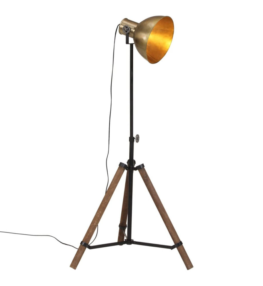 Lampadaire 25 W laiton antique 75x75x90-150 cm E27