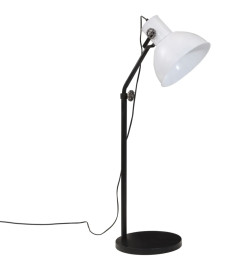 Lampadaire 25 W blanc 30x30x90-150 cm E27