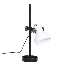 Lampe de bureau 25 W blanc 15x15x55 cm E27