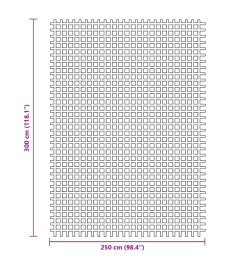 Tapis de sol de camping vert 3x2,5 m