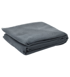 Tapis de sol de camping anthracite 3x3 m