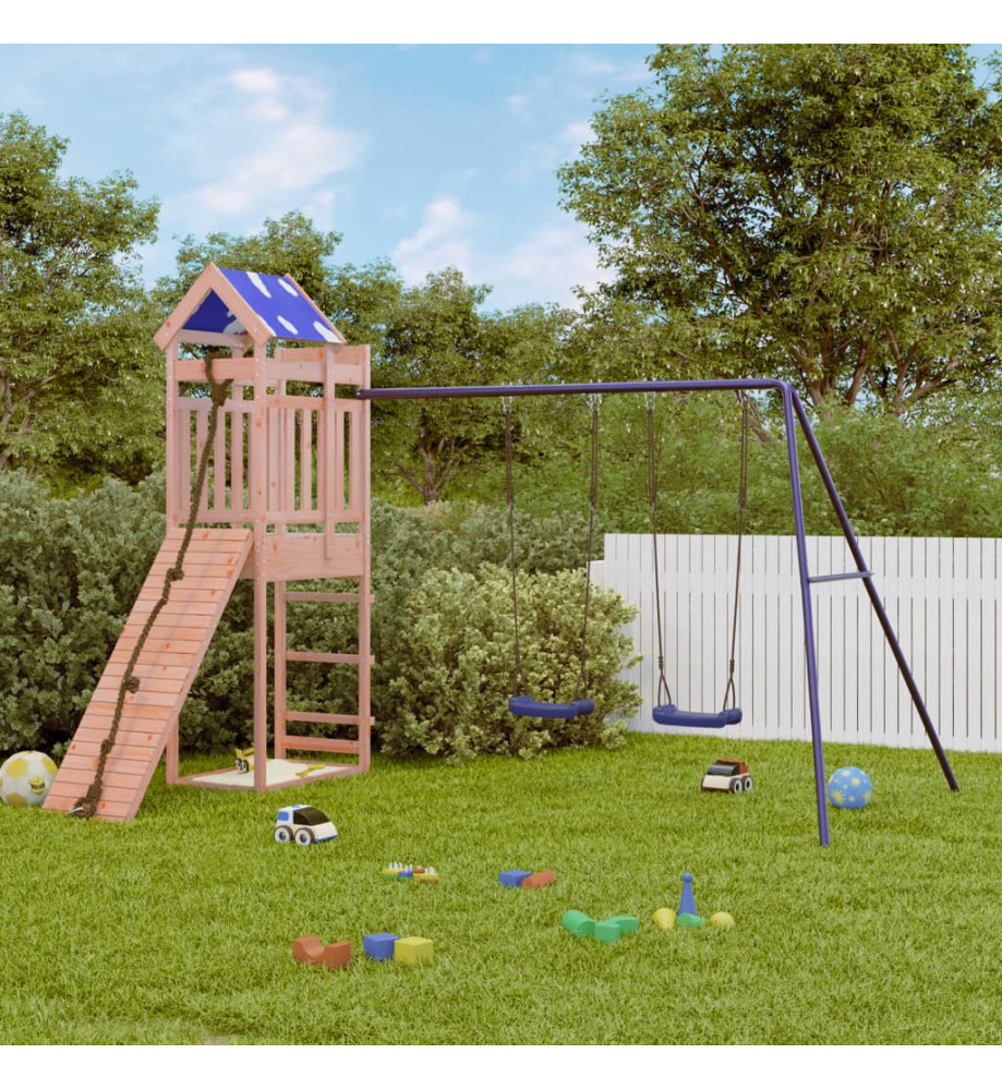 Aire de jeux d'extérieur bois massif de douglas