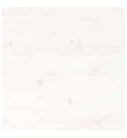 Dessus de table blanc 50x50x2,5 cm bois de pin massif