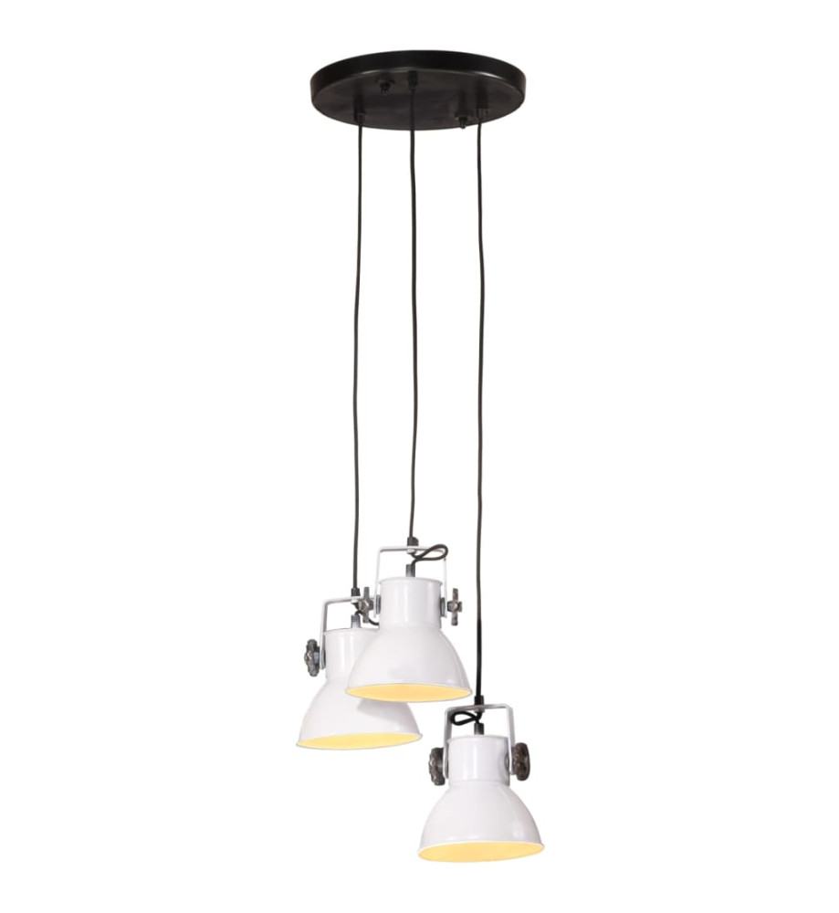 Lampe suspendue 25 W blanc 30x30x100 cm E27