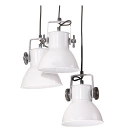 Lampe suspendue 25 W blanc 30x30x100 cm E27