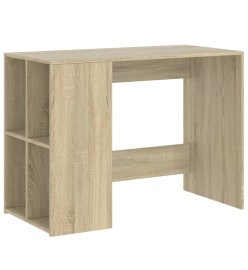 Bureau chêne sonoma 102x50x75 cm bois d'ingénierie