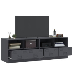 Meubles TV 2 pcs anthracite 67x39x44 cm acier