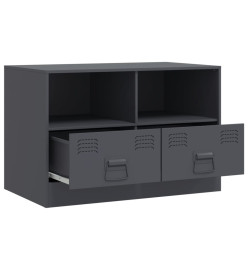 Meubles TV 2 pcs anthracite 67x39x44 cm acier