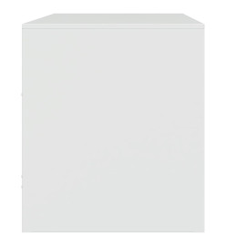 Meubles TV 2 pcs blanc 67x39x44 cm acier