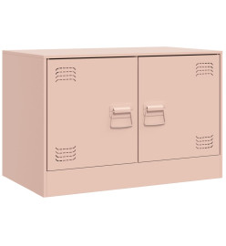 Meubles TV 2 pcs rose 67x39x44 cm acier