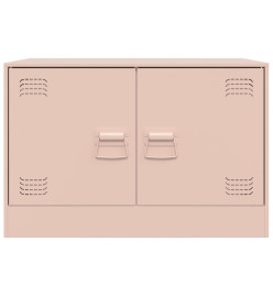 Meubles TV 2 pcs rose 67x39x44 cm acier