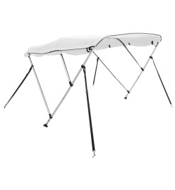 Toit bimini à 4 arceaux parois latérales 243x(185-198)x137 cm