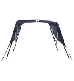 Toit bimini à 4 arceaux parois latérales 243x(230-244)x137 cm