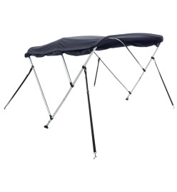 Toit bimini à 3 arceaux parois latérales 183x(154-167)x137 cm