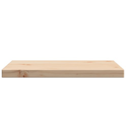 Dessus de table 40x40x2,5 cm carré bois de pin massif