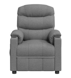 Fauteuil de massage Gris clair Tissu