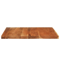 Dessus de table 110x80x2,5cm rectangulaire bois massif d'acacia