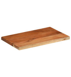 Dessus de table 40x20x3,8 cm rectangulaire bois massif d'acacia