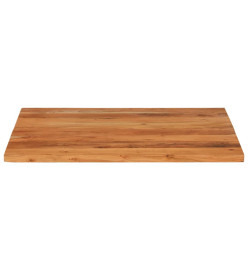 Dessus de table 70x70x3,8 cm carré bois massif d'acacia