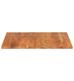 Dessus de table 70x70x3,8 cm carré bois massif d'acacia