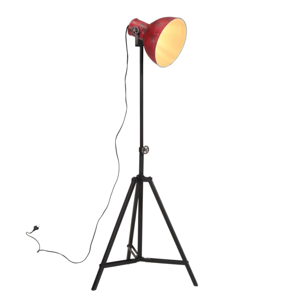 Lampadaire 25 W rouge délavé 61x61x90/150 cm E27