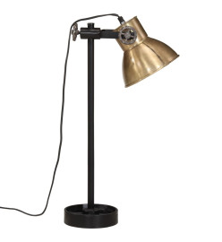 Lampe de bureau 25 W laiton antique 15x15x55 cm E27