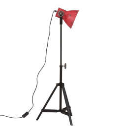 Lampadaire 25 W rouge délavé 35x35x65/95 cm E27